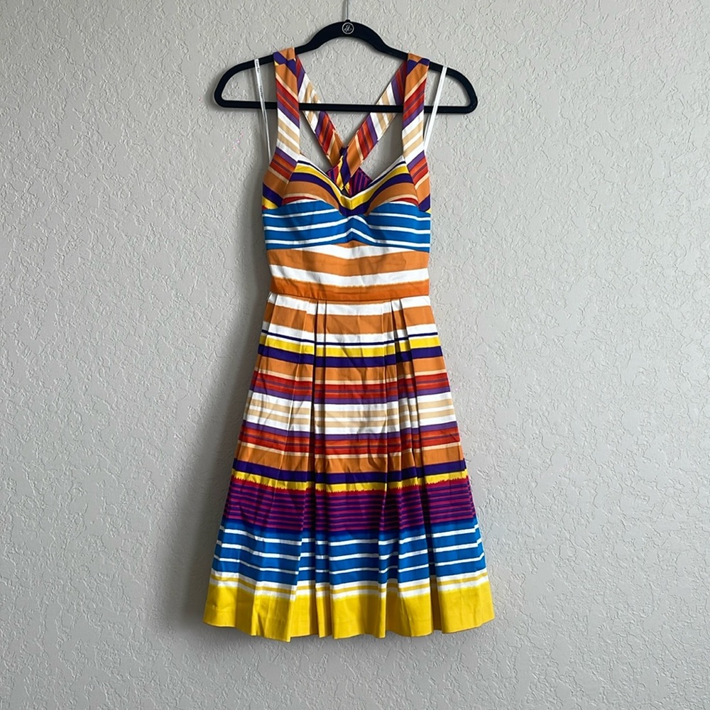 Calvin Klein Bright Striped Dress size 2